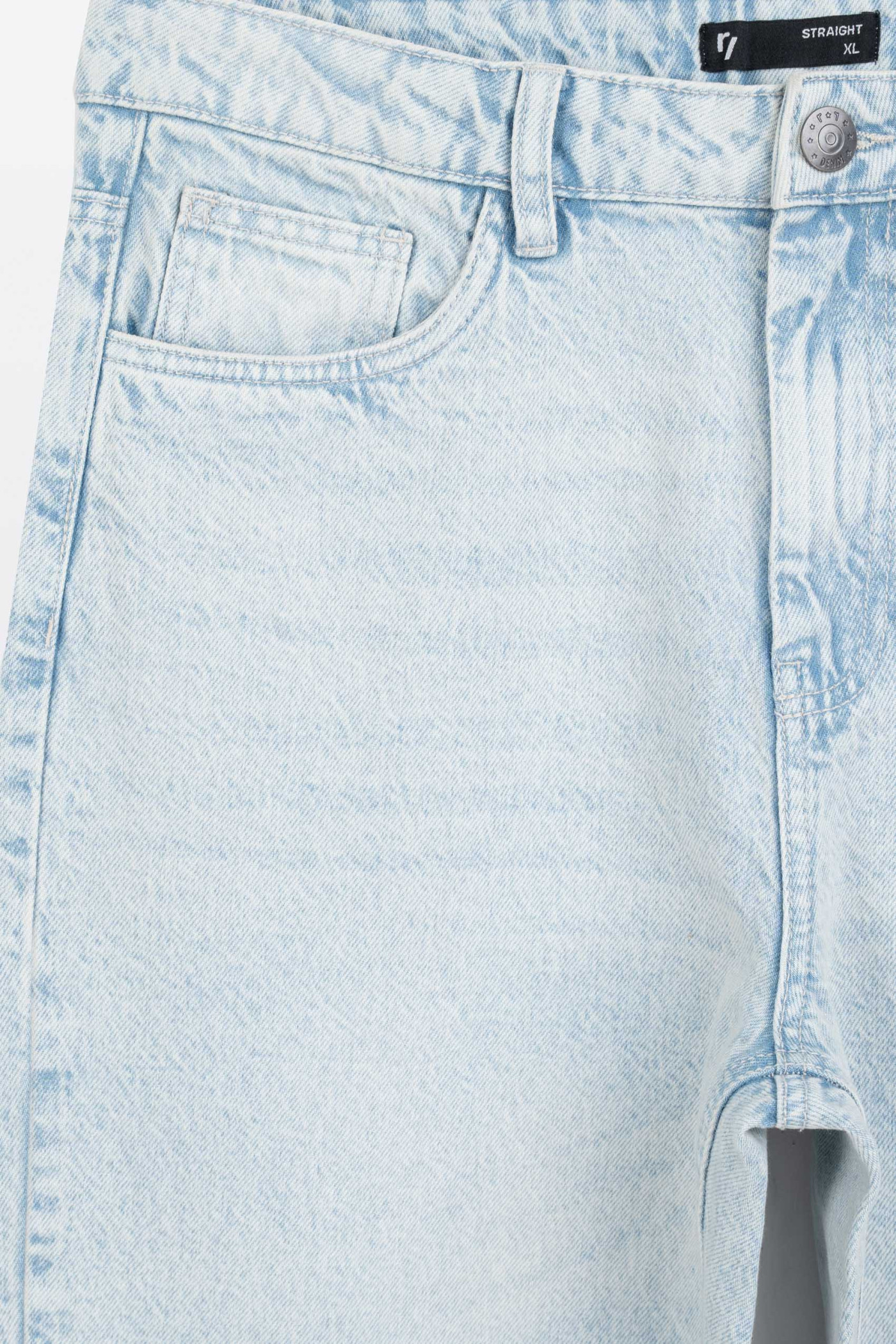 Jasnoniebieskie spodnie jeansowe STRAIGHT