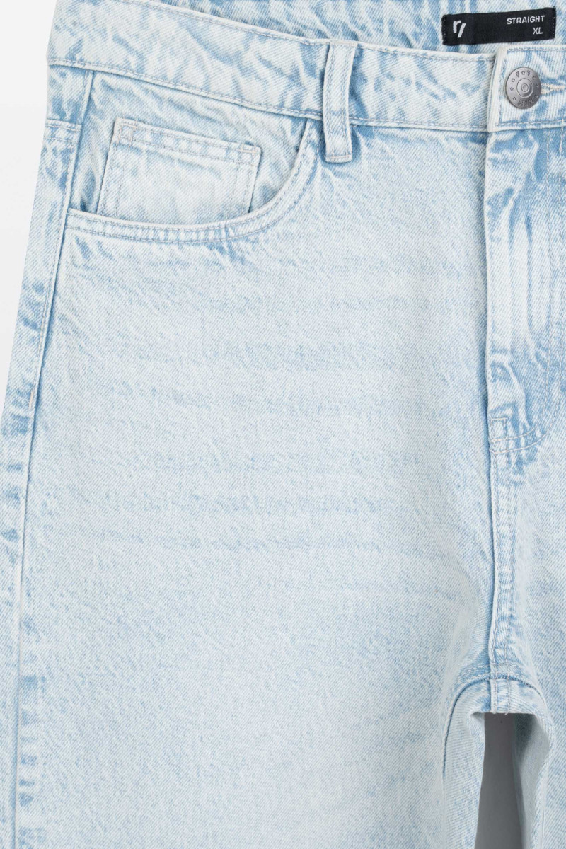 Jasnoniebieskie spodnie jeansowe STRAIGHT