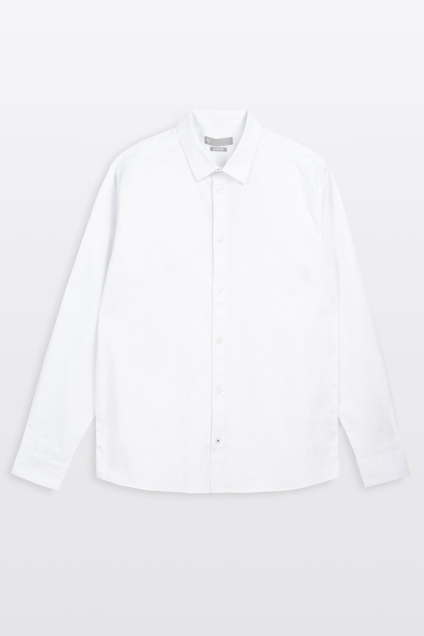 Biała koszula REGULAR z długim rękawem