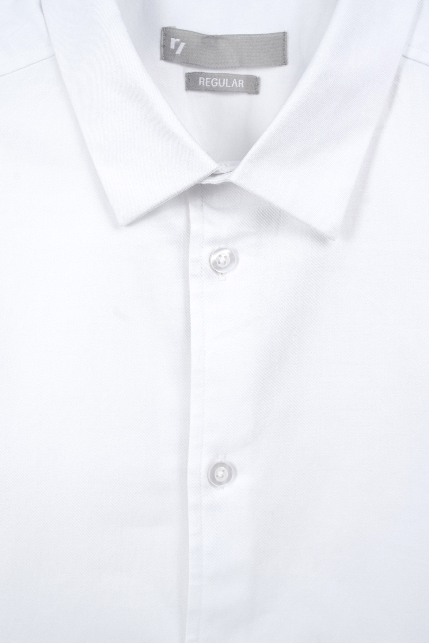 Biała koszula REGULAR z długim rękawem