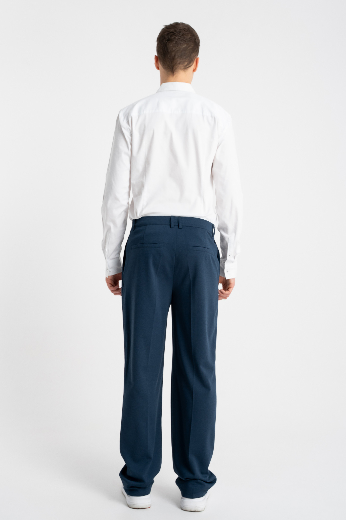 Biała koszula SLIM z długim rękawem