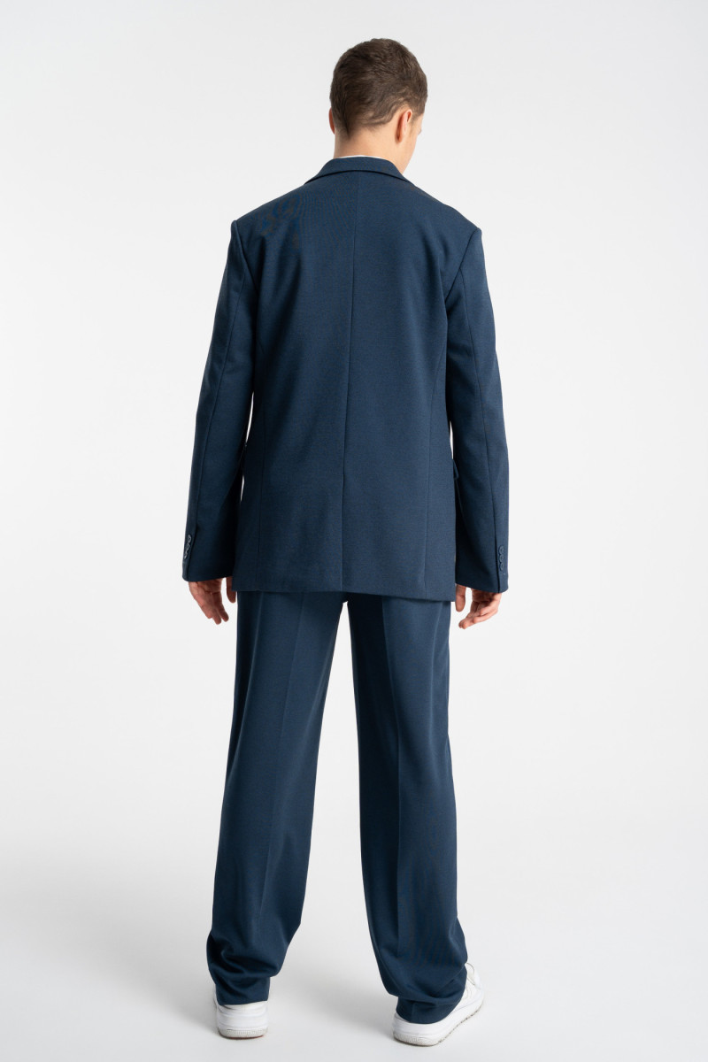 Granatowa marynarka garniturowa REGULAR