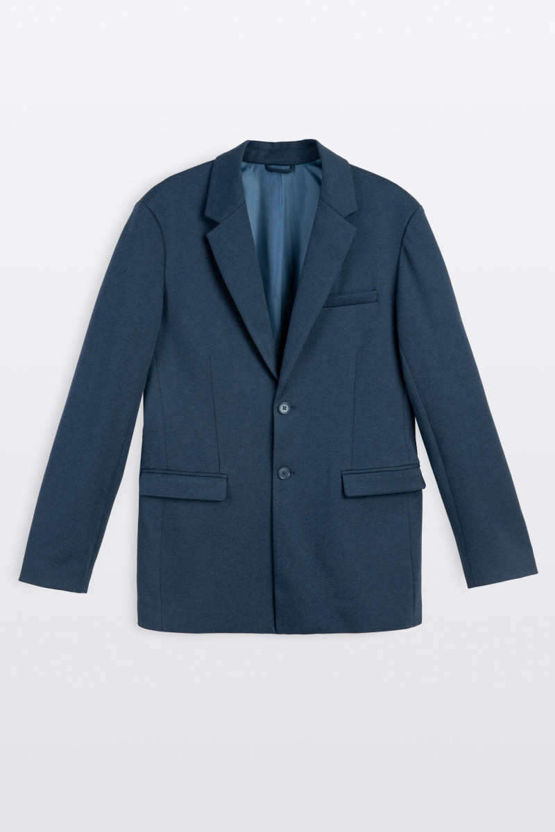 Granatowa marynarka garniturowa REGULAR