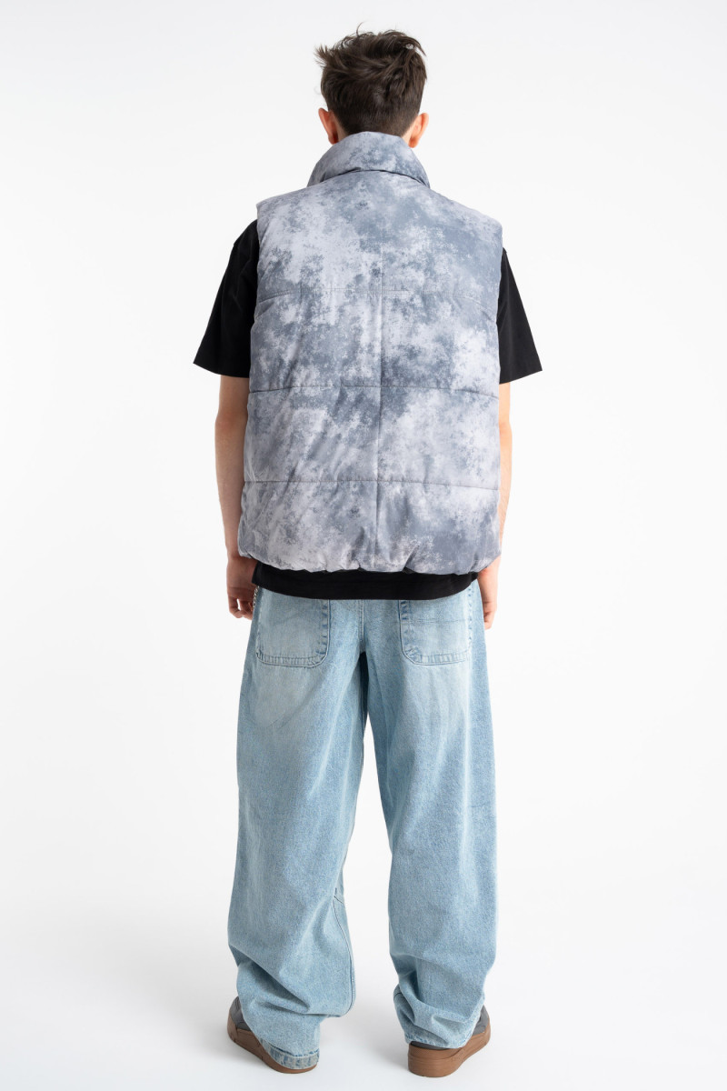 Dwustronny pikowany bezrękawnik