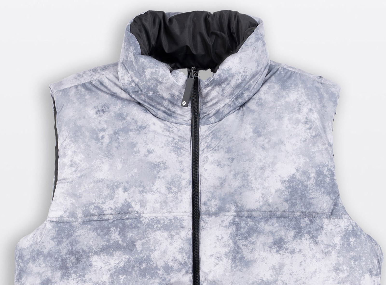 Dwustronny pikowany bezrękawnik