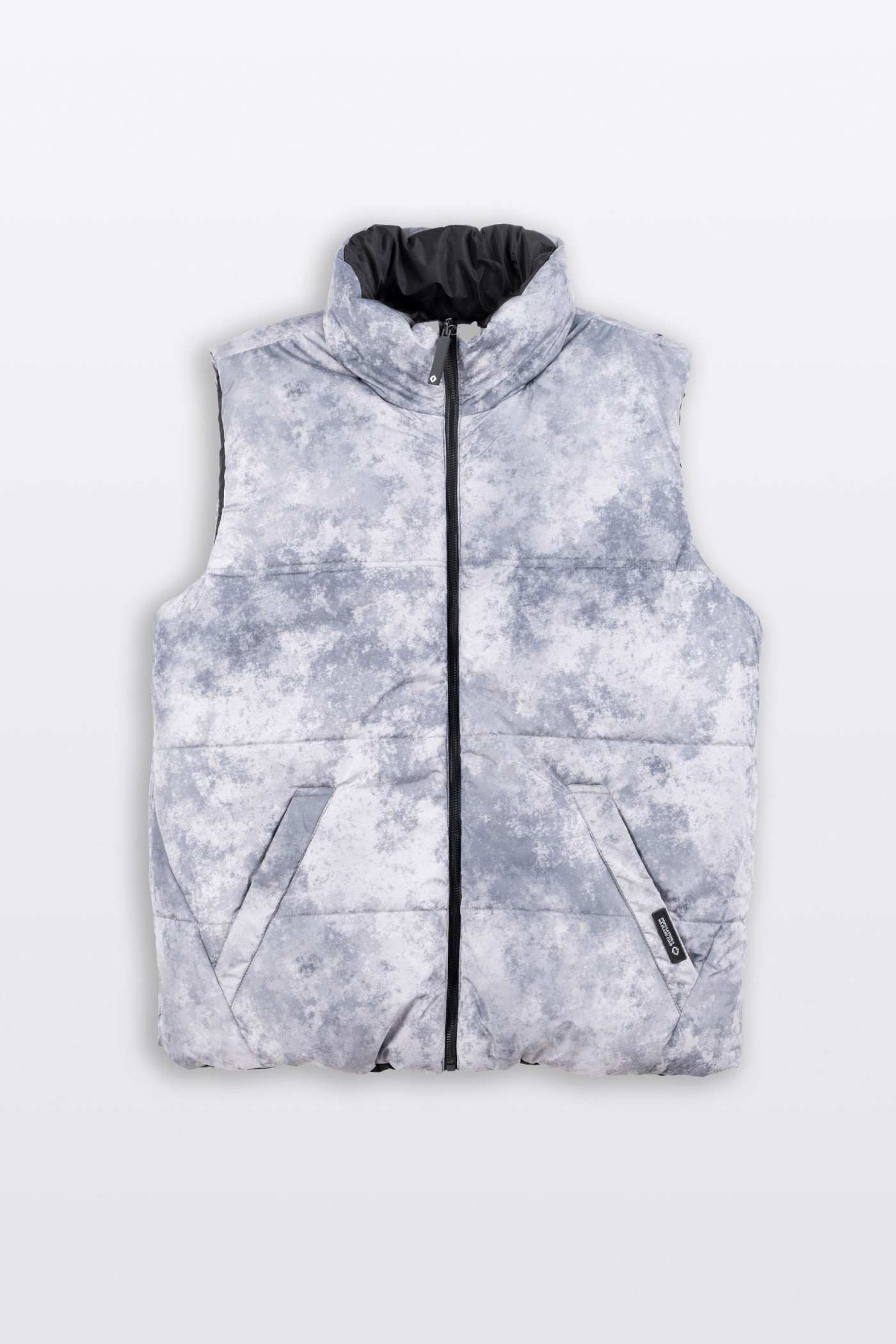 Dwustronny pikowany bezrękawnik