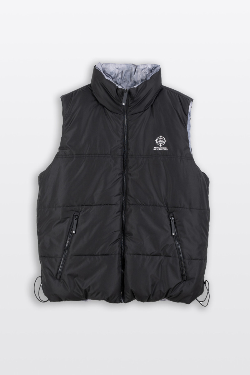 Dwustronny pikowany bezrękawnik