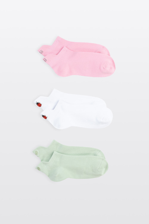 Kolorowy zestaw skarpet 3-PAK