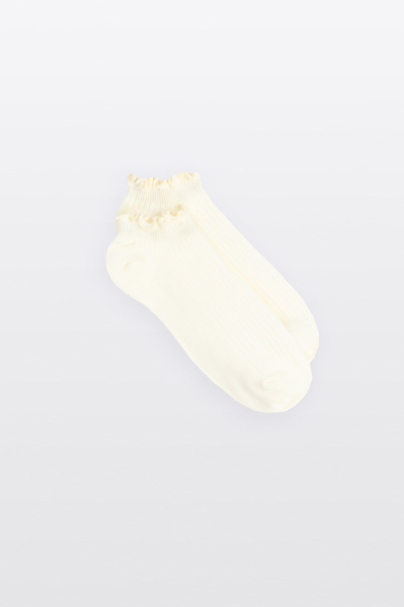 Skarpety z ozdobną falbanką 3-PAK