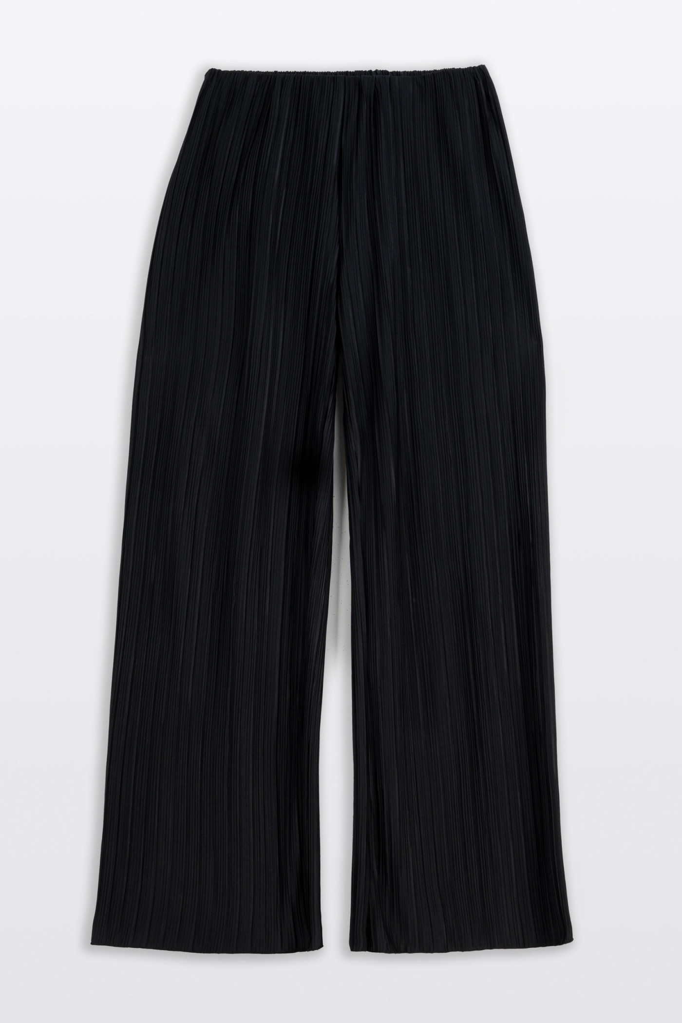 Czarne spodnie WIDE LEG plisowane