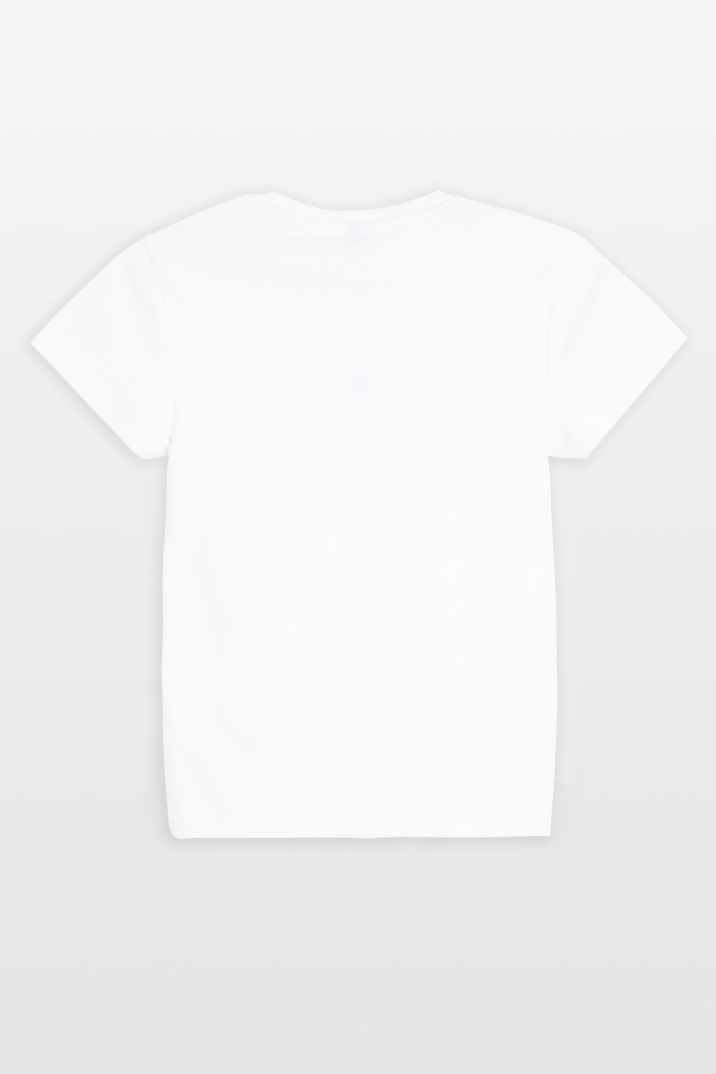 Biała bluzka z krótkimi rękawami z ozdobnym haftem z przodu