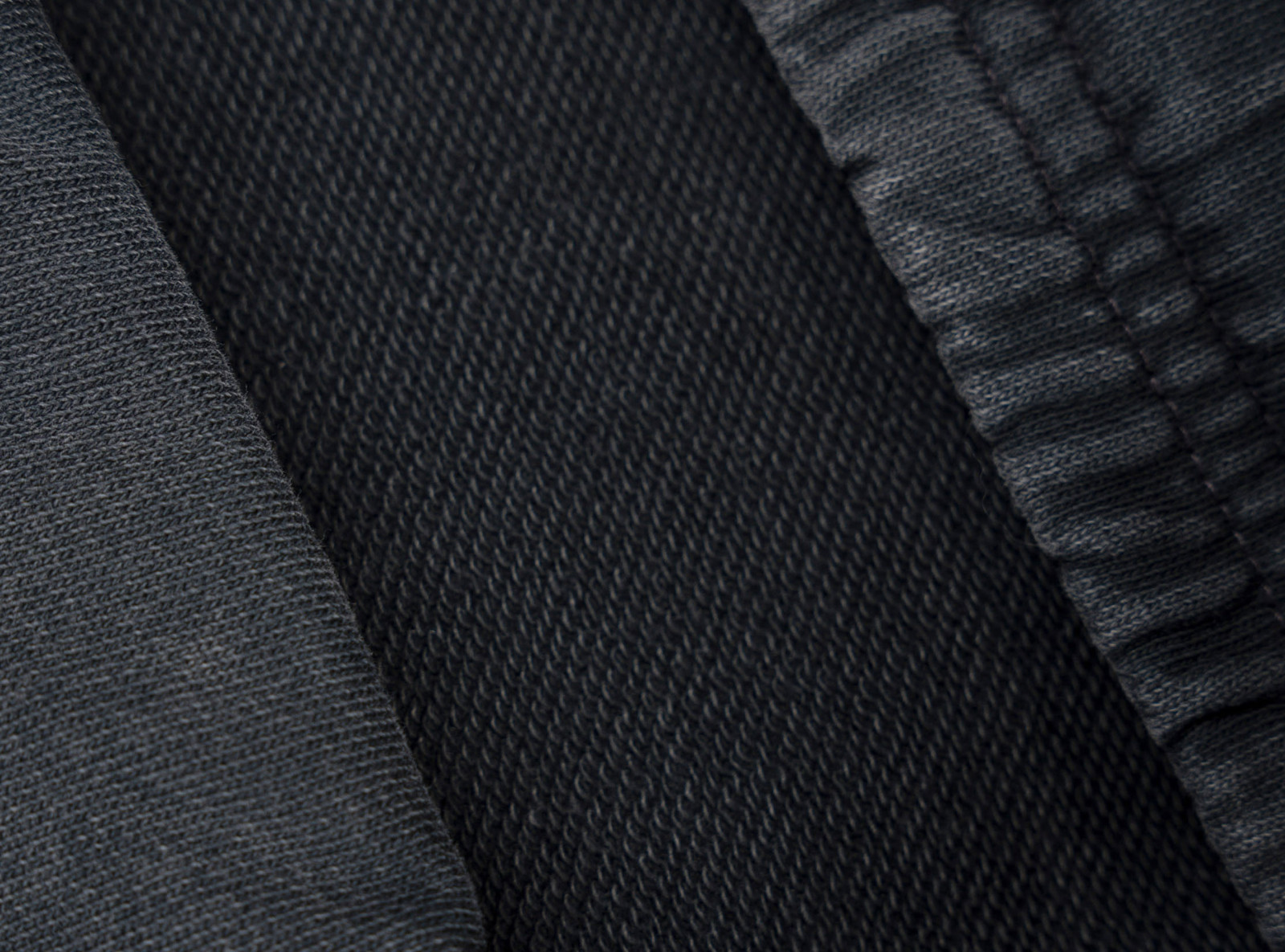 Ciemnoszare krótkie spodenki JORTS z efektem sprania