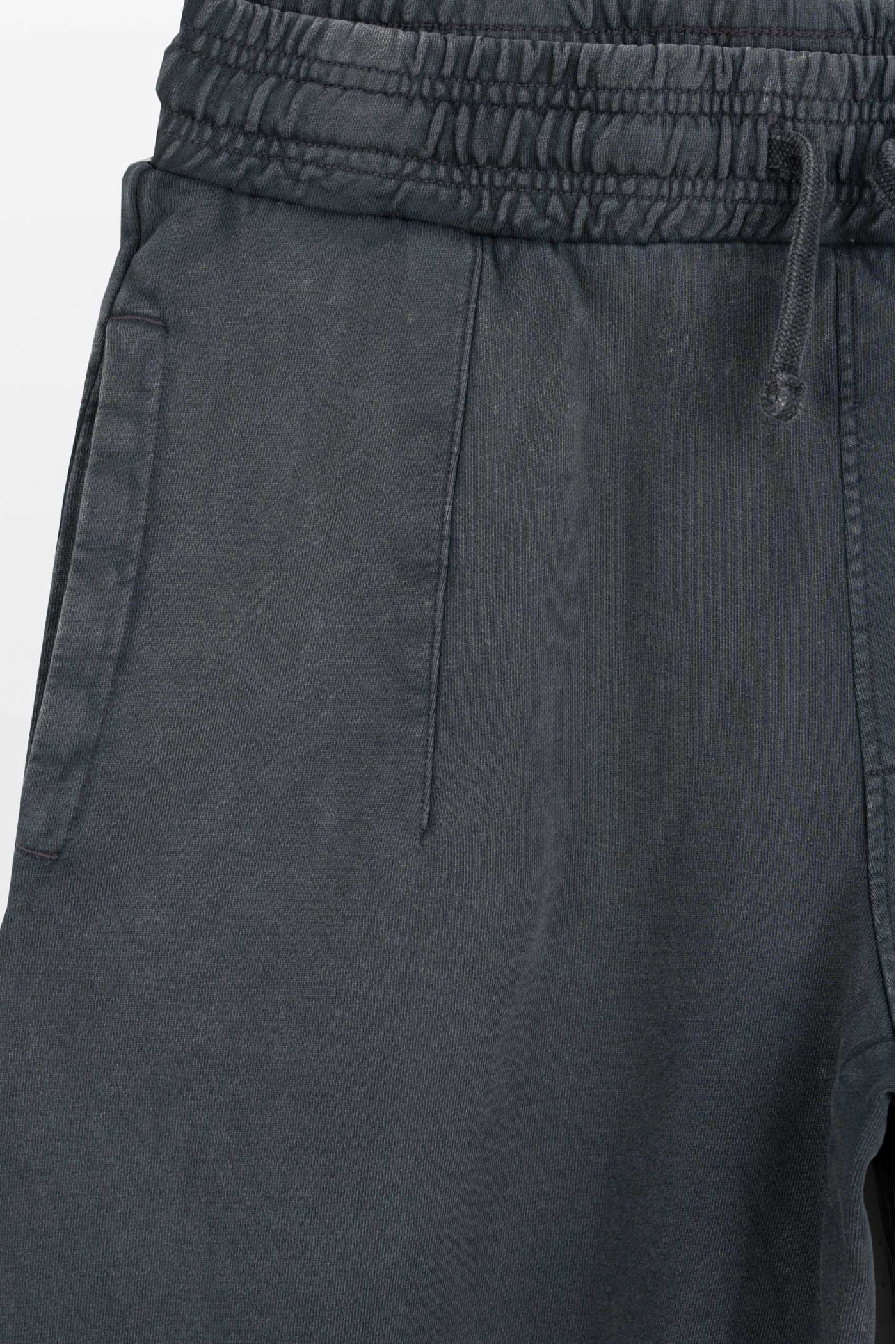 Ciemnoszare krótkie spodenki JORTS z efektem sprania