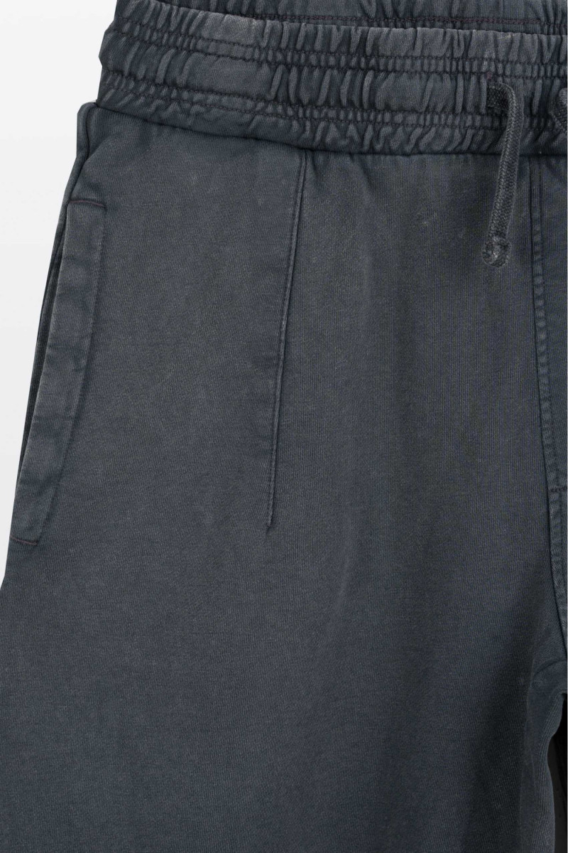 Ciemnoszare krótkie spodenki JORTS z efektem sprania