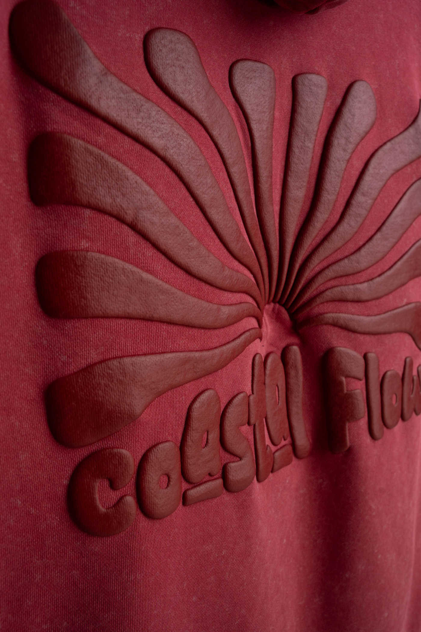 Czerwona bluza REGULAR z autorską grafiką z tyłu