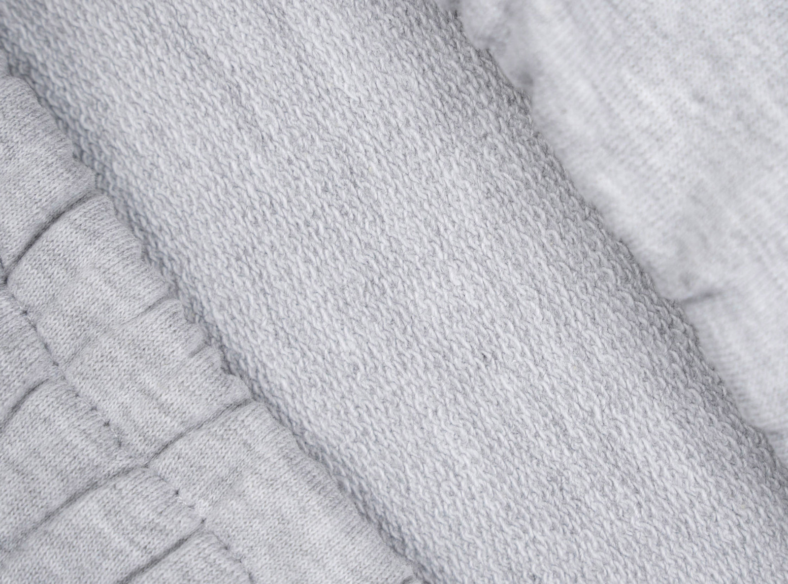 Spodnie dresowe szary melanż OVERSIZE bez nadruków