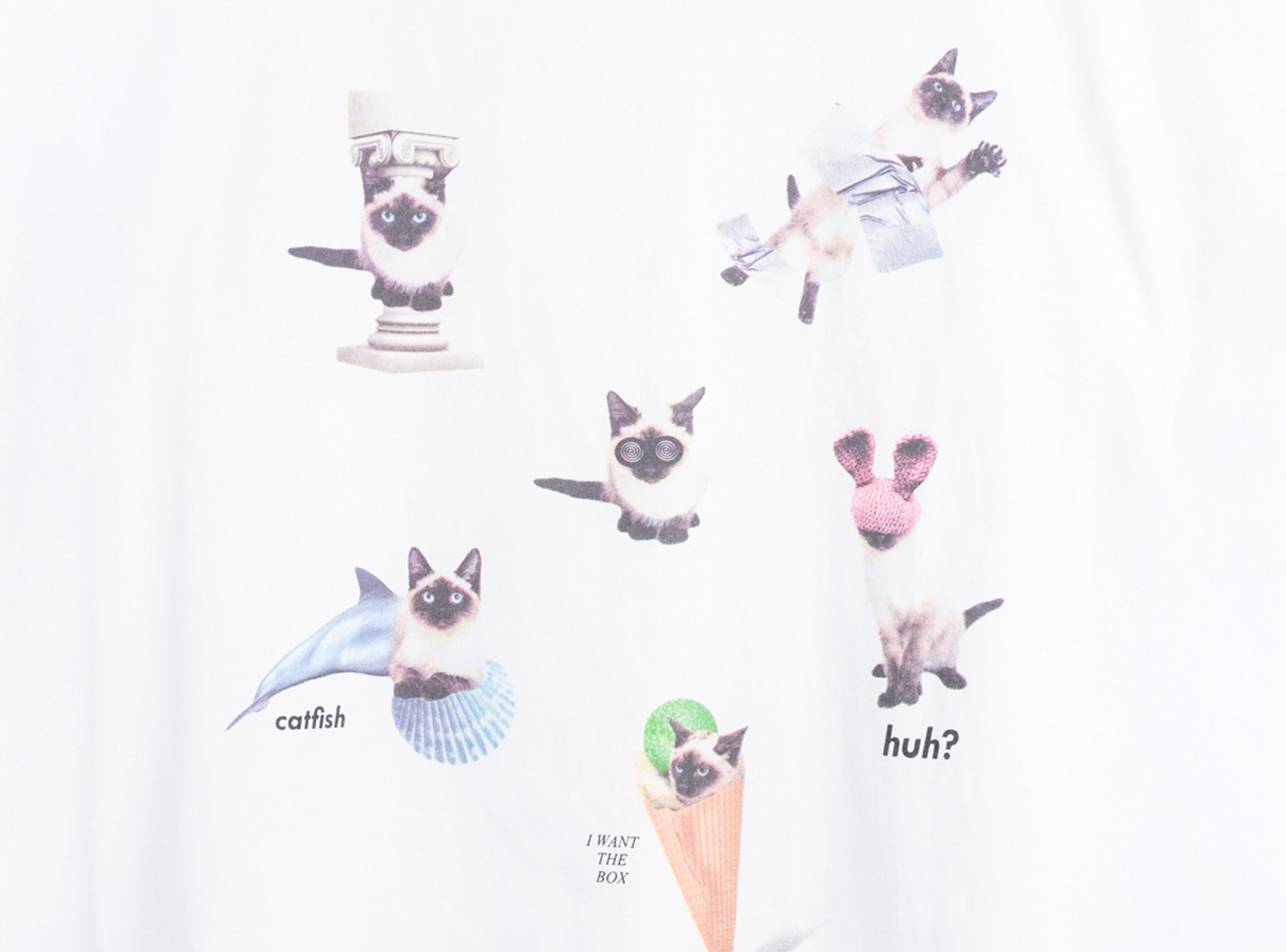 Biały t-shirt OVERSIZE z autorską grafika z tyłu