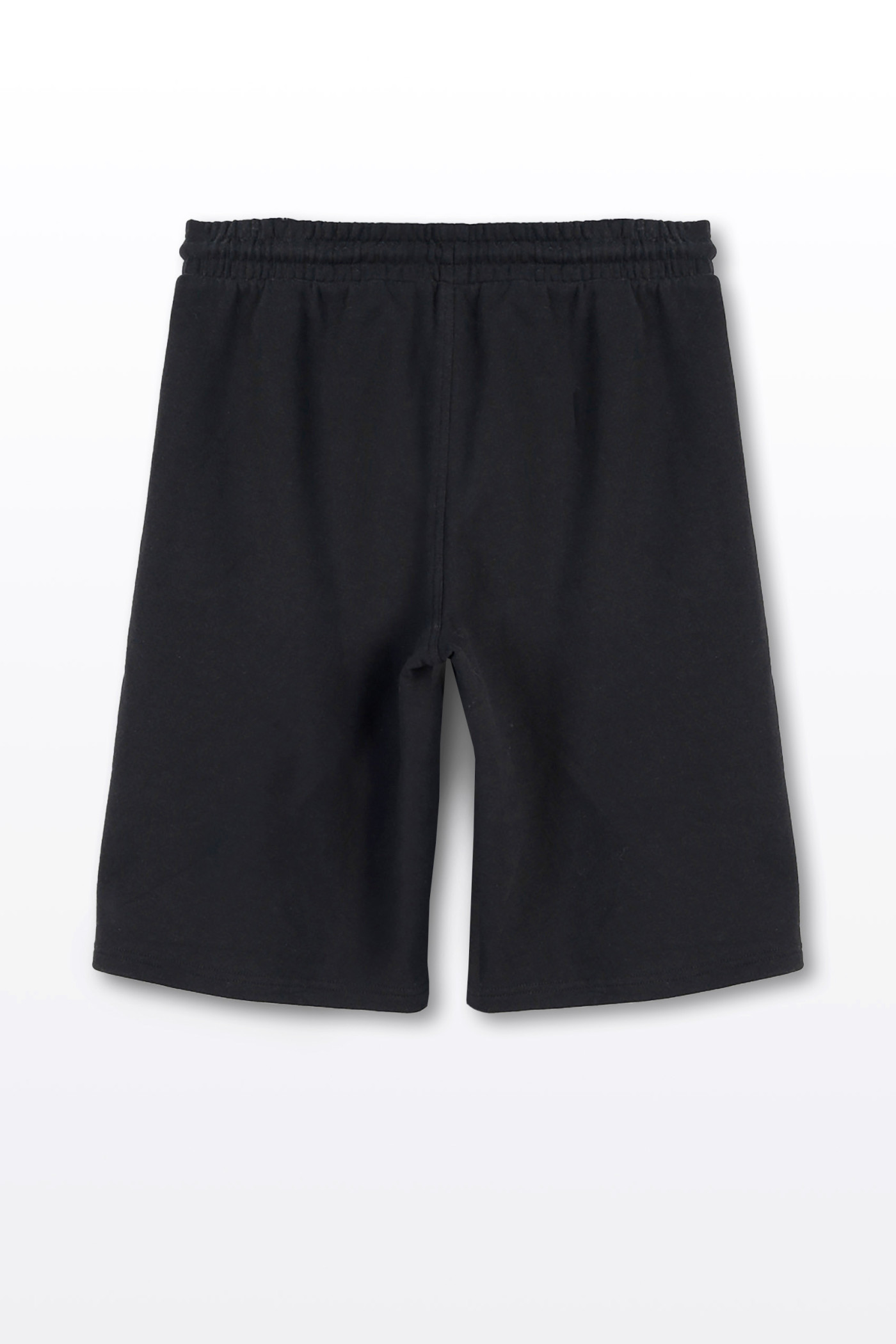 Czarne krótkie spodenki dresowe REGULAR bez nadruków
