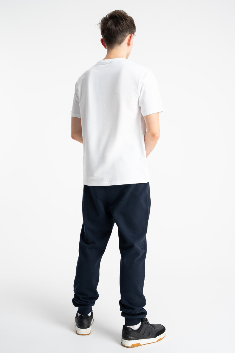 Biały t-shirt REGULAR bez nadruków