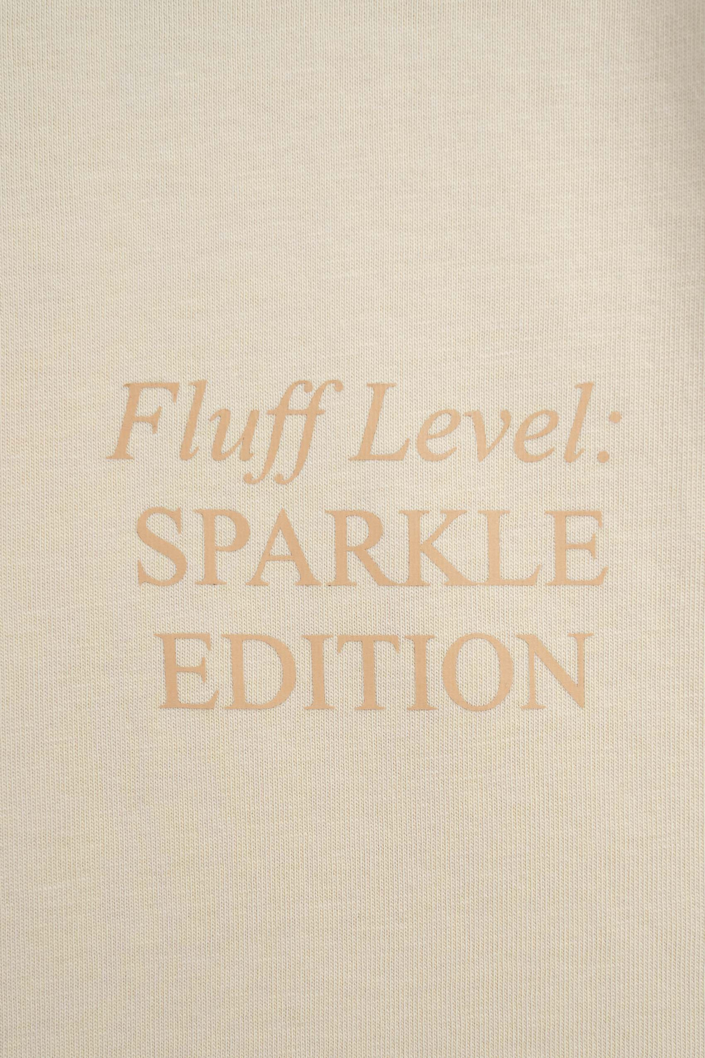 Beżowy t-shirt OVERSIZE z autorską grafika z tyłu