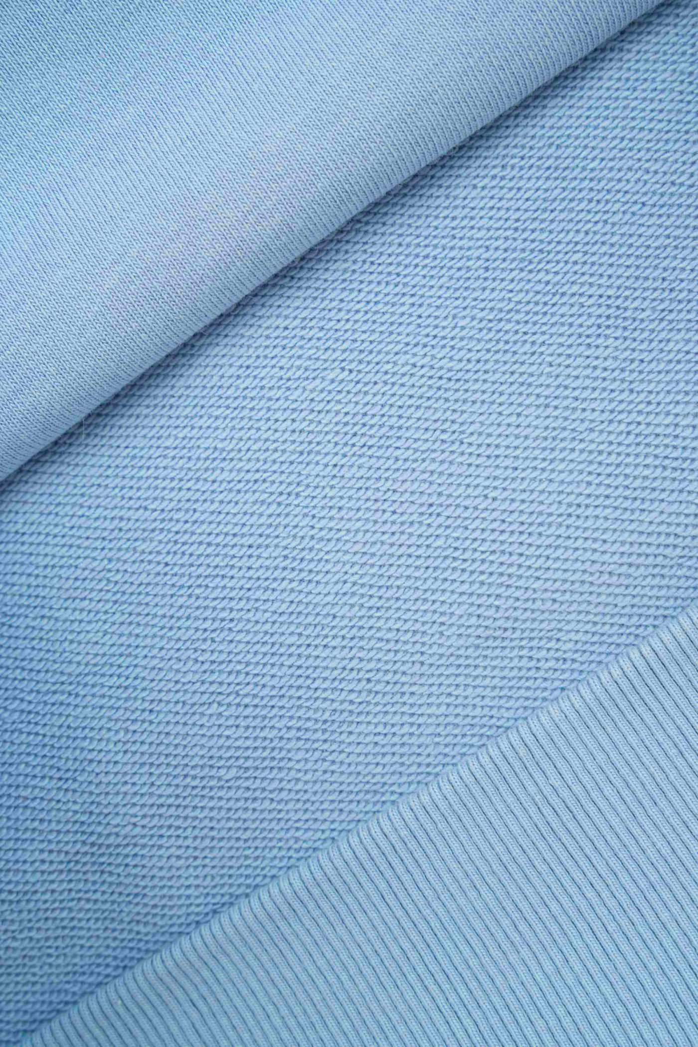 Niebieska bluza BOXY z autorską grafiką z tyłu