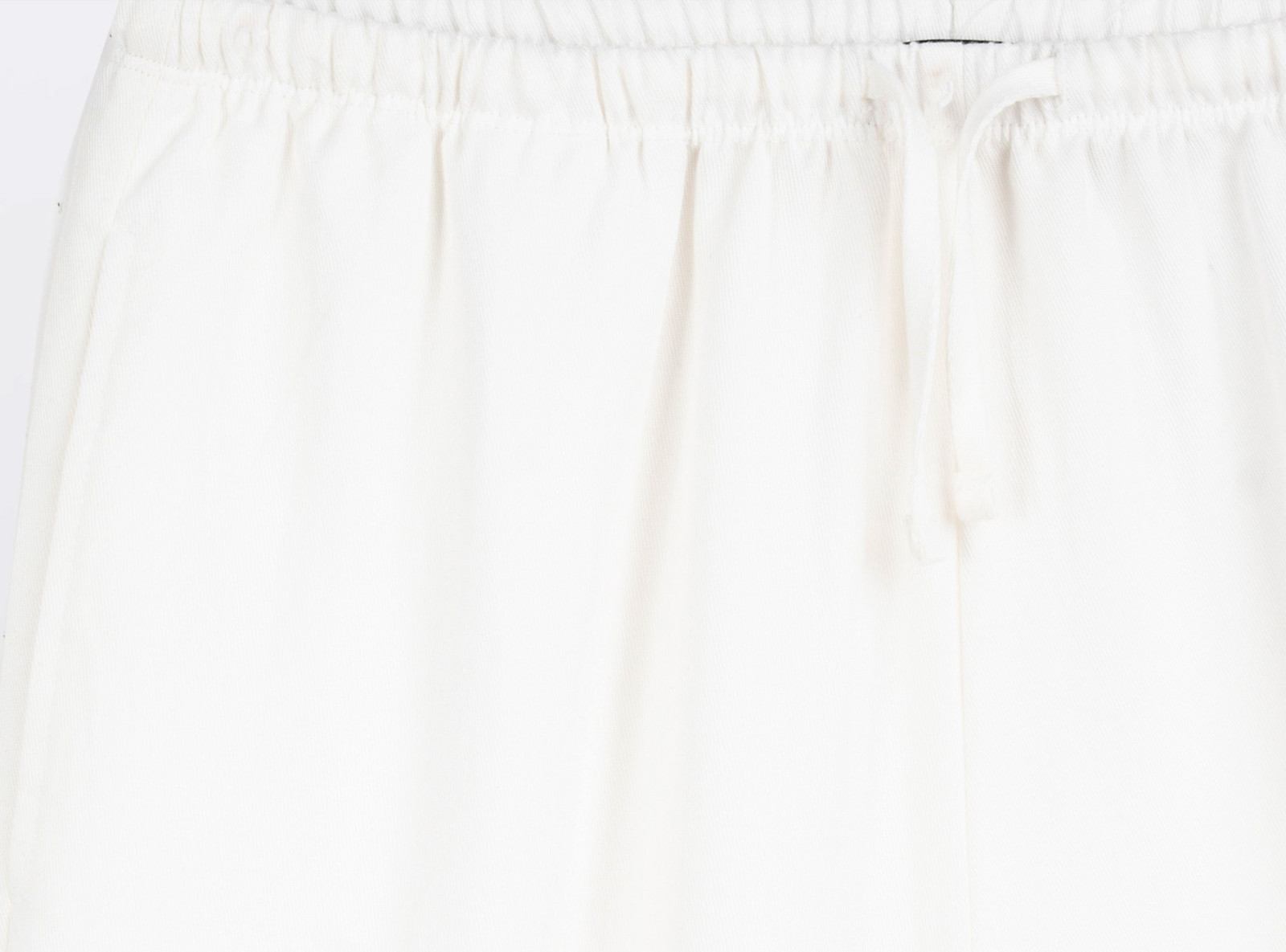 Białe spodnie WIDE LEG z tkaniny