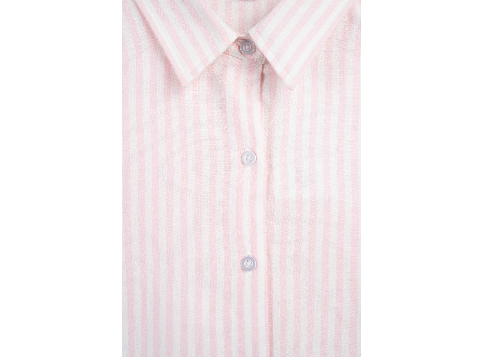 Różowa koszula OVERSIZE w prążki