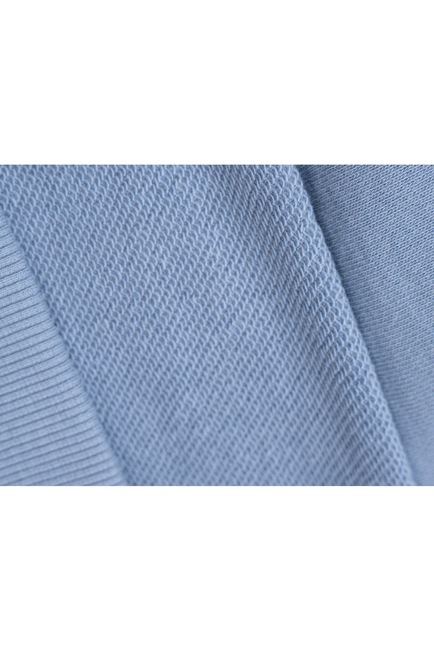 Niebieska bluza REGULAR z autorską grafiką z tyłu