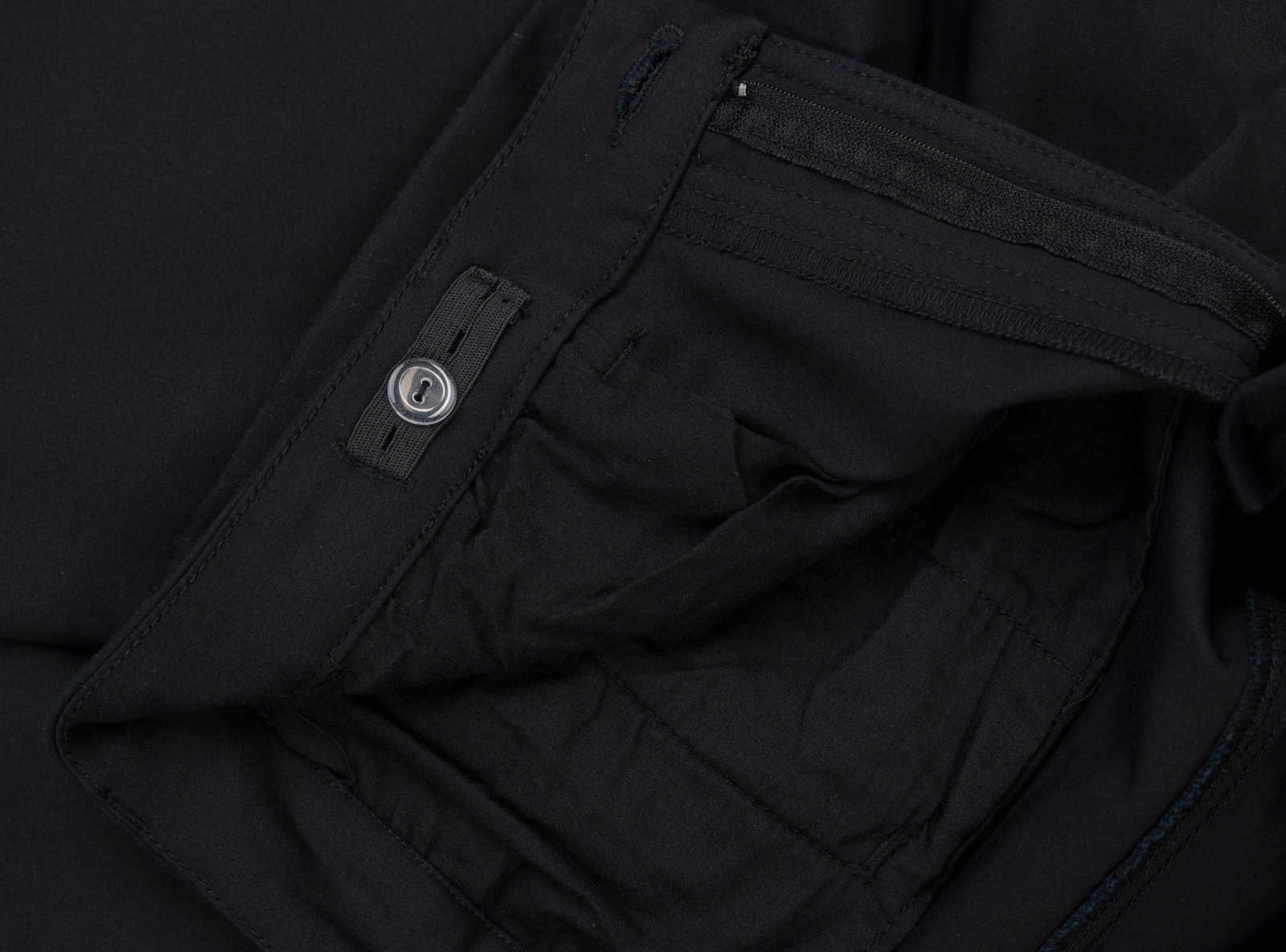 Czarne tkaninowe krótkie spodenki JORTS, bez nadruków