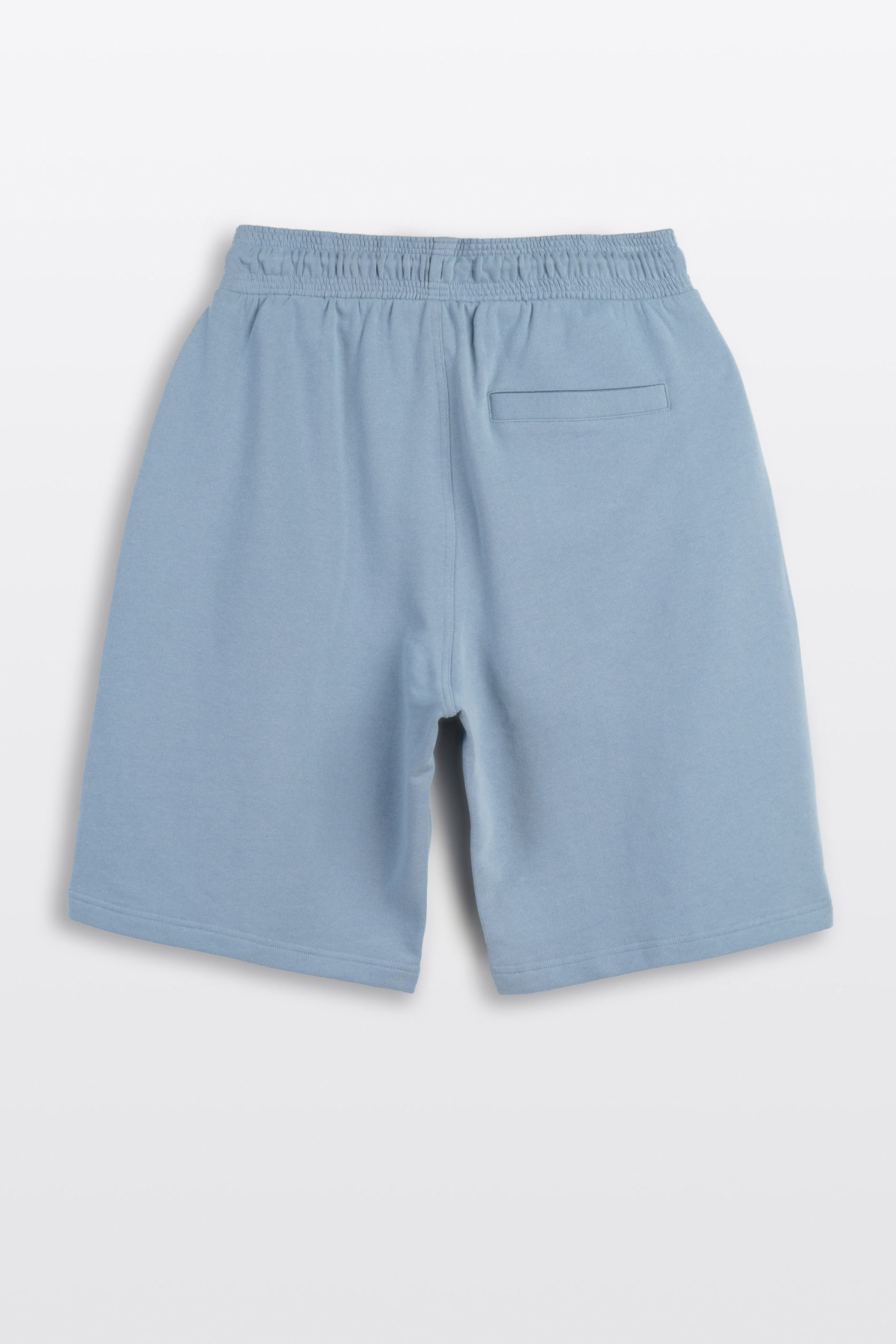 Czarne krótkie spodenki LOOSE z minimalistycznym nadrukiem