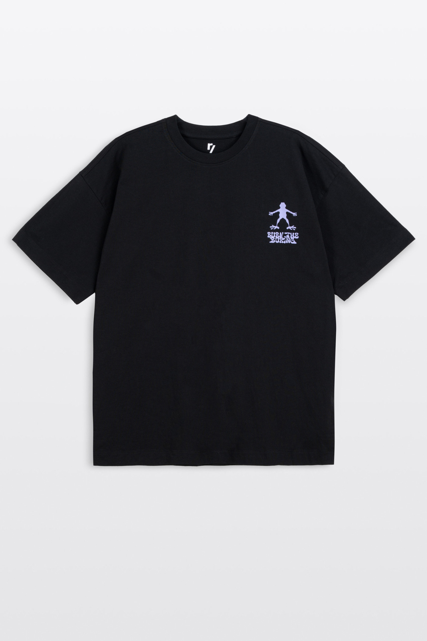 Biały t-shirt OVERSIZE z autorską grafika z tyłu