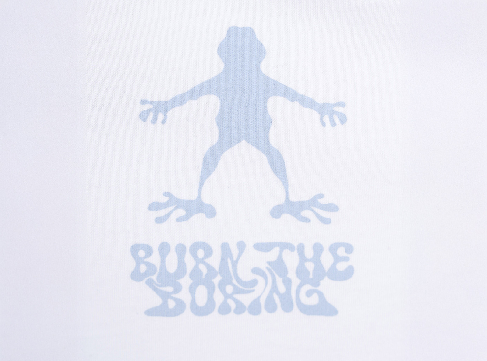 Biały t-shirt OVERSIZE z autorską grafika z tyłu