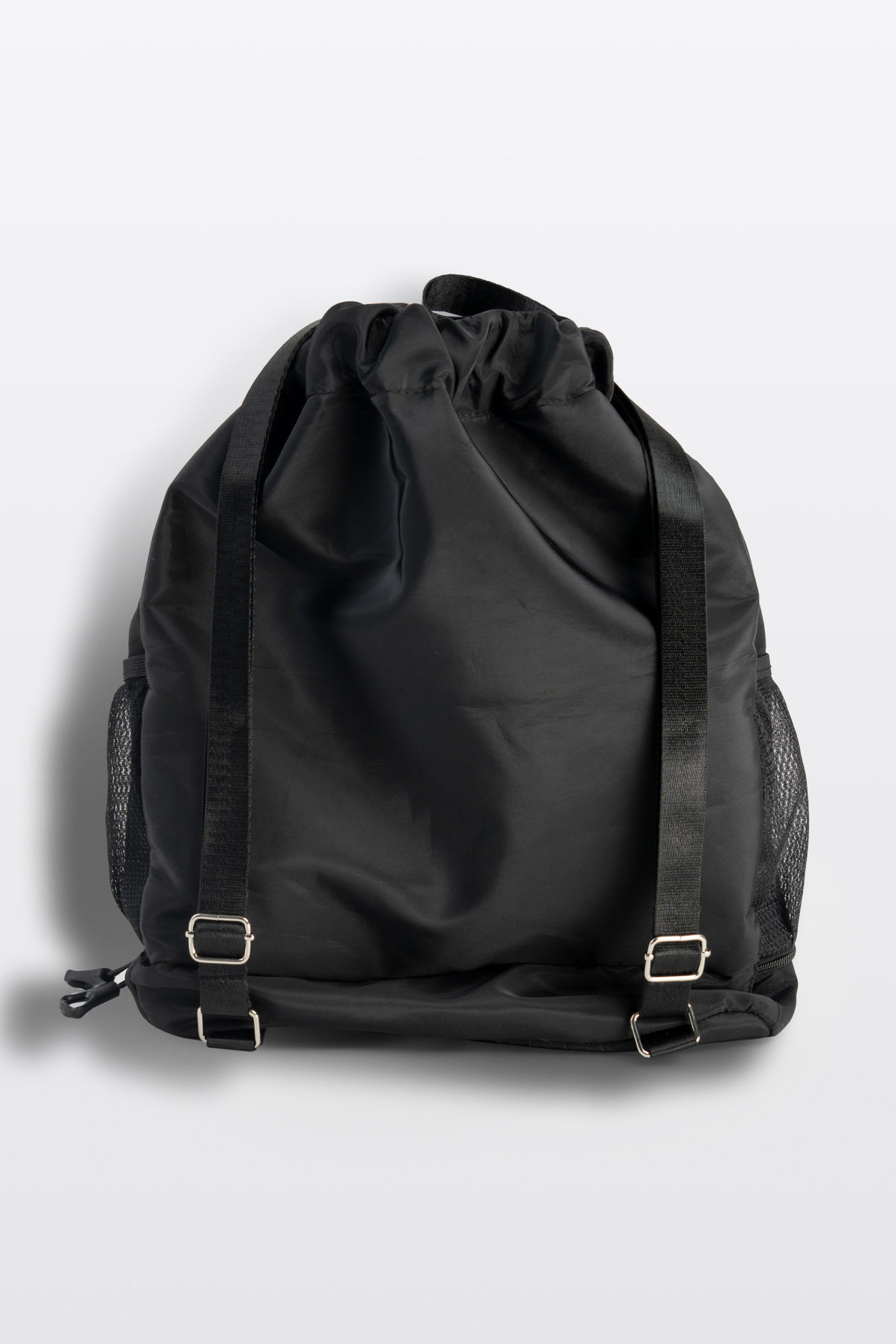 Czarny plecak worek z logo