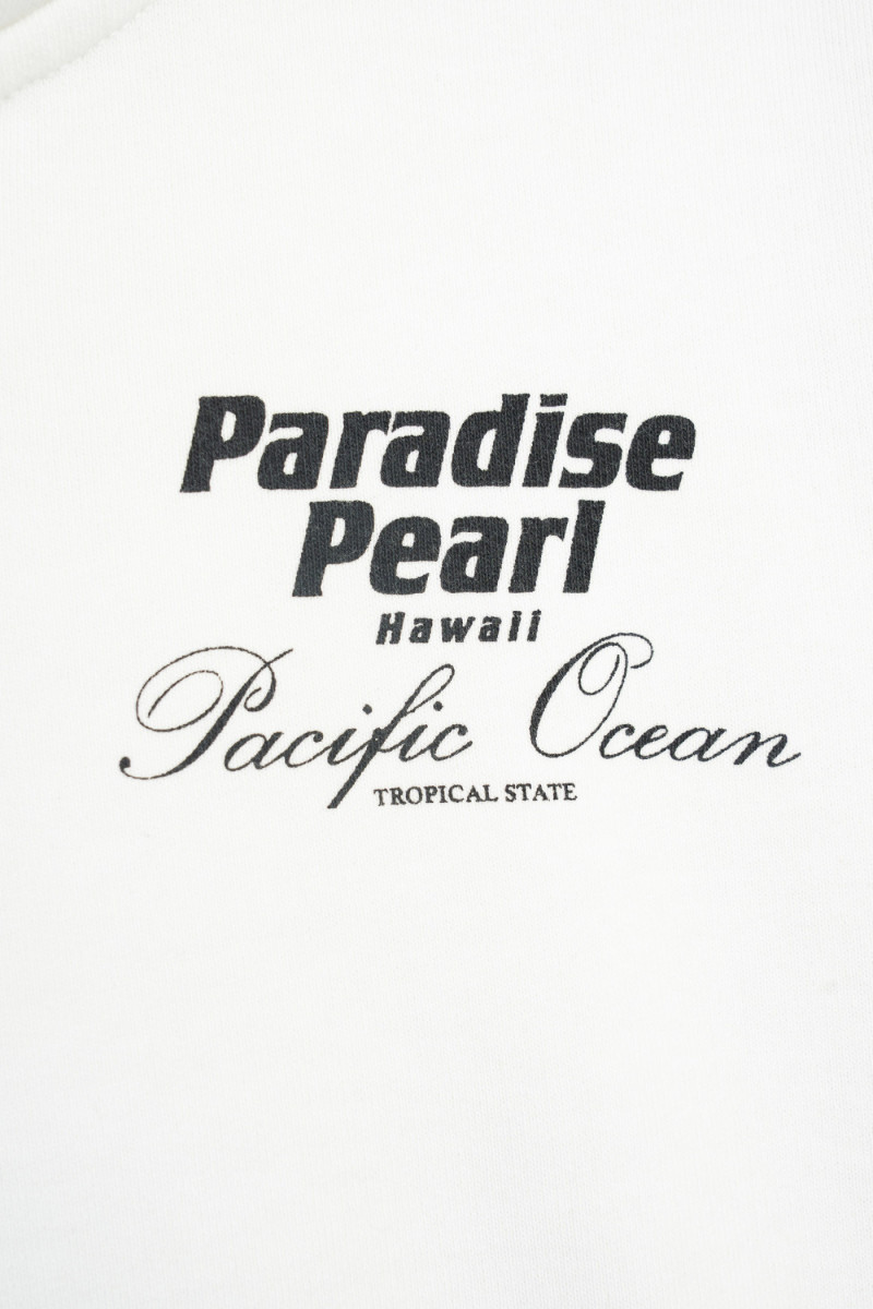 Kremowa bluza z autorską grafiką z tyłu