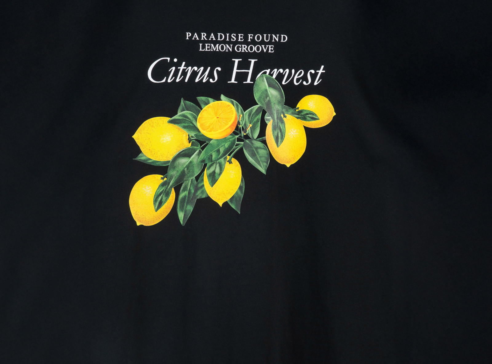 Czarny t-shirt LOOSE z autorską grafiką z tyłu