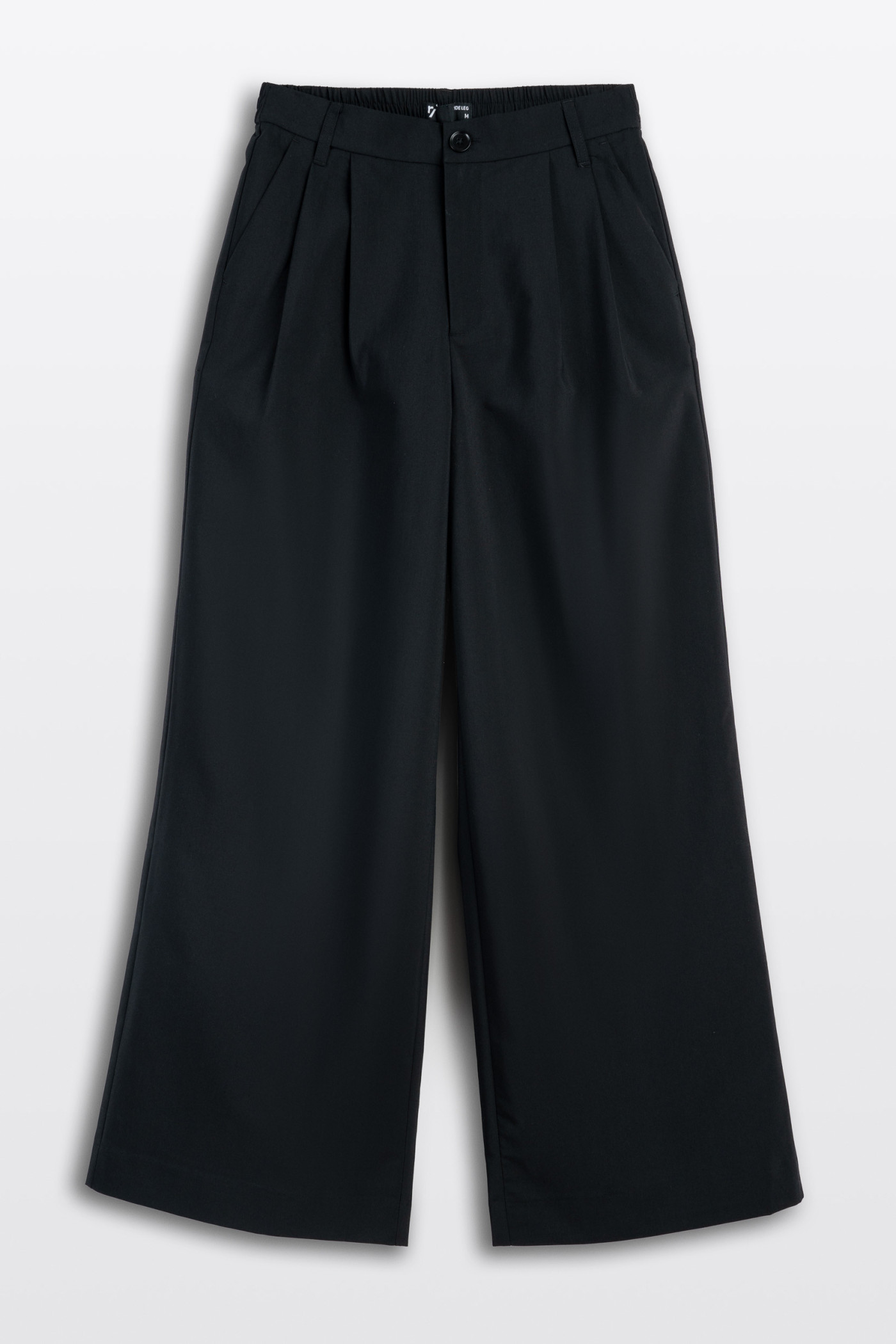 Czarne eleganckie spodnie WIDE LEG