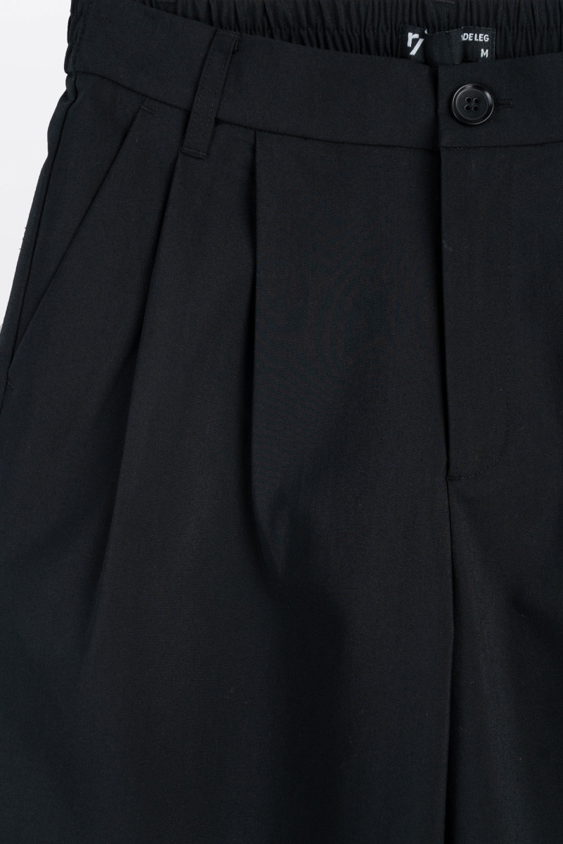 Czarne eleganckie spodnie WIDE LEG