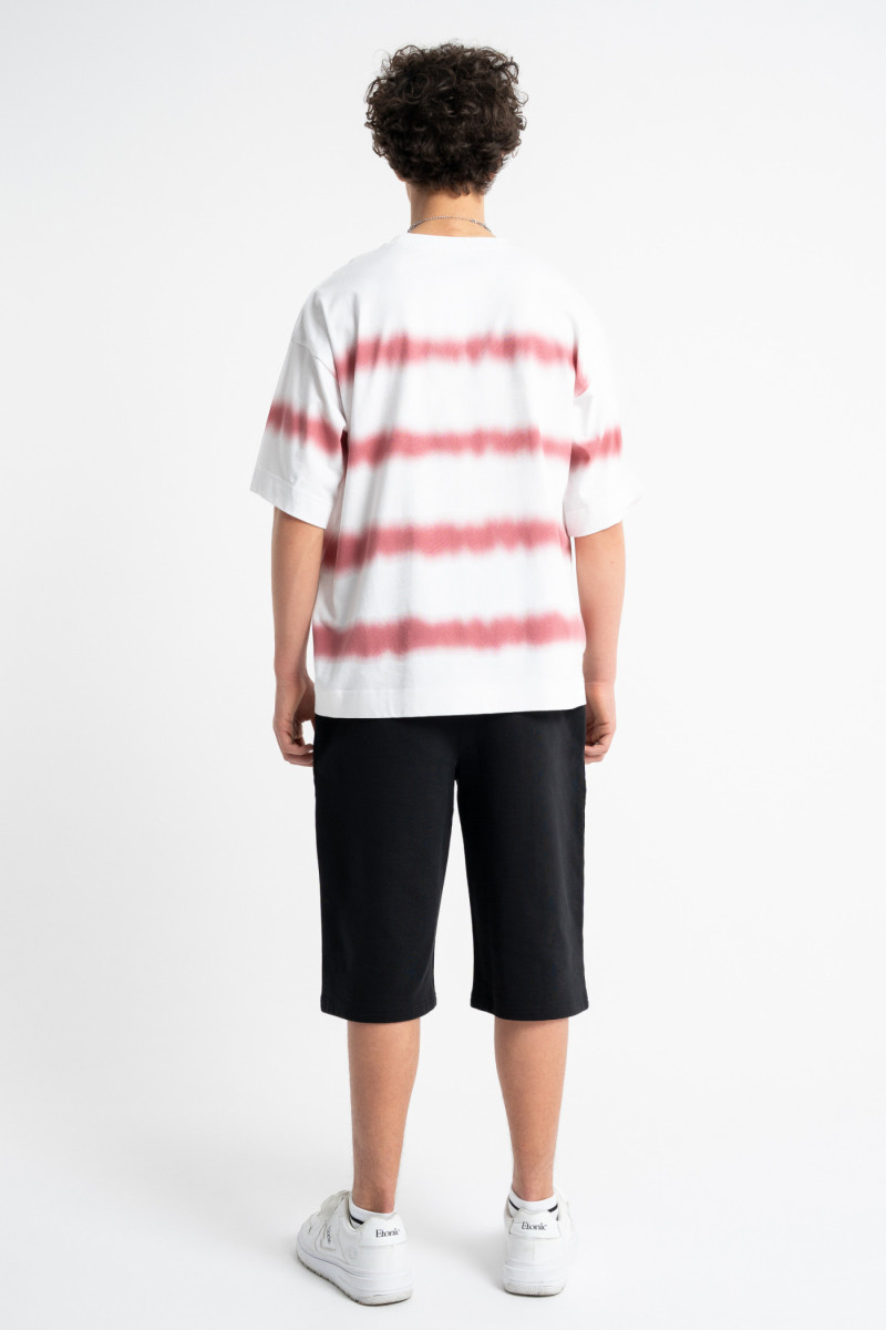 Czarne krótkie spodenki bawełniane bez nadruków