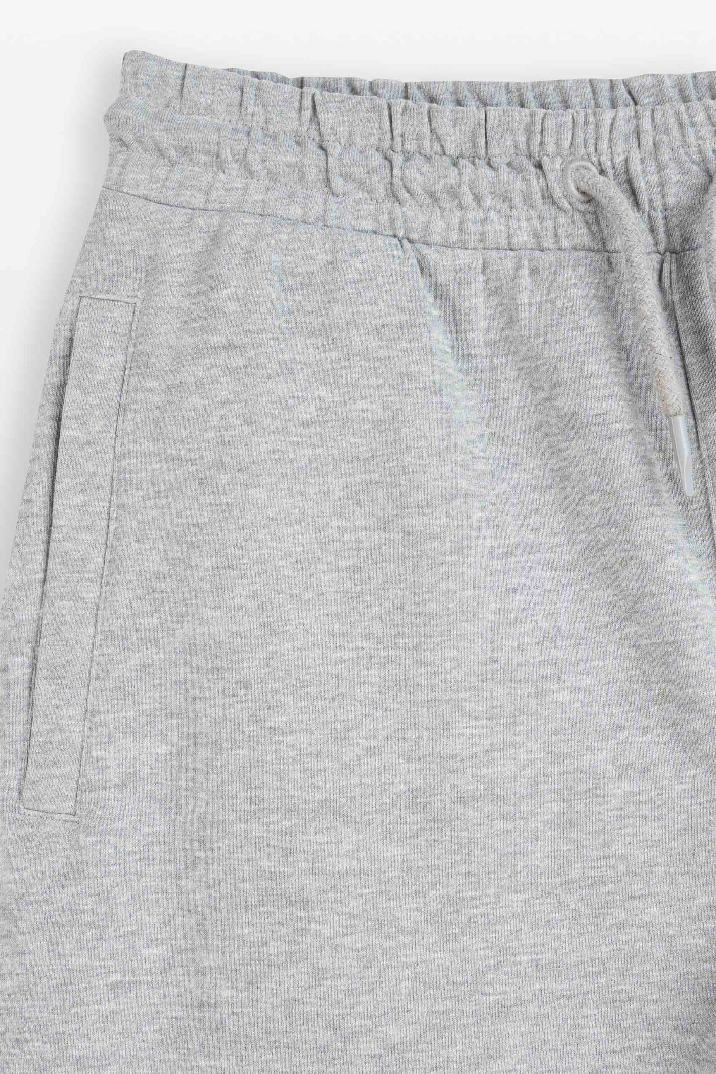 Szare krótkie spodenki bawełniane bez nadruków