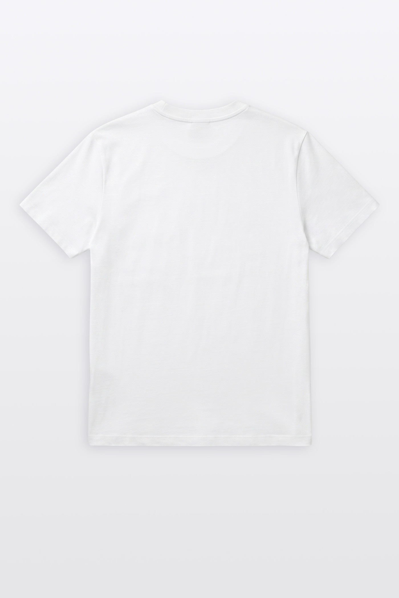 Biały t-shirt REGULAR bez nadruków