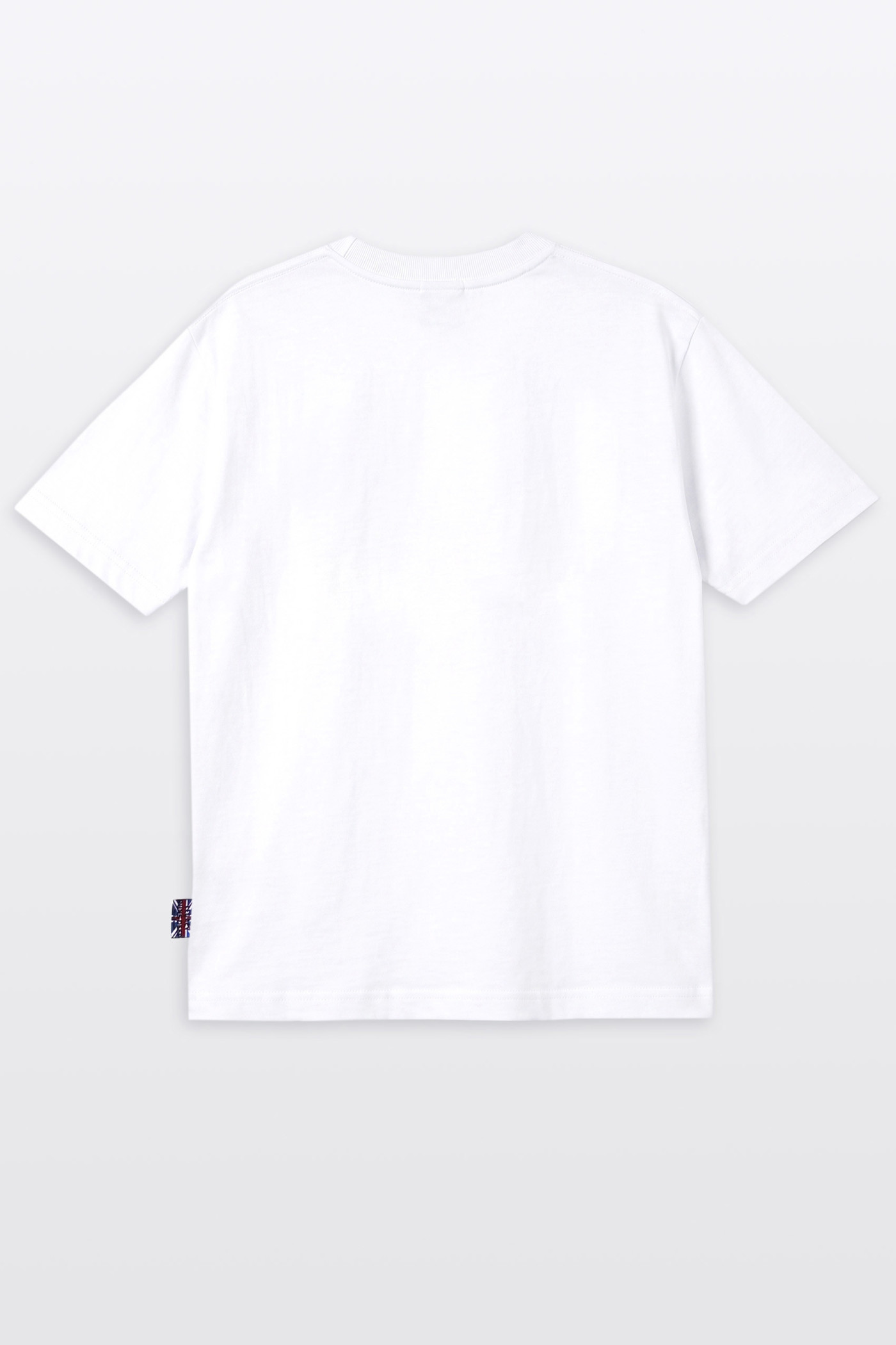 Biały t-shirt REGULAR z autorska grafiką z przodu