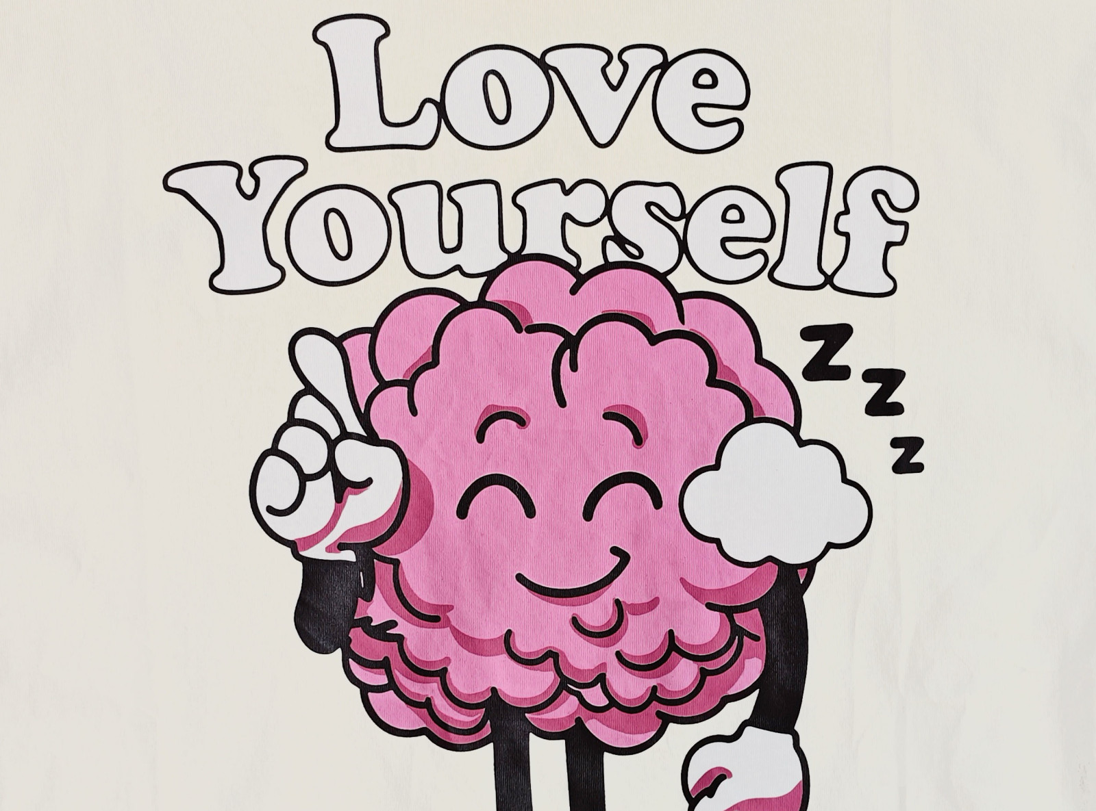 Żółty t-shirt BOXY z autorską grafiką z tyłu