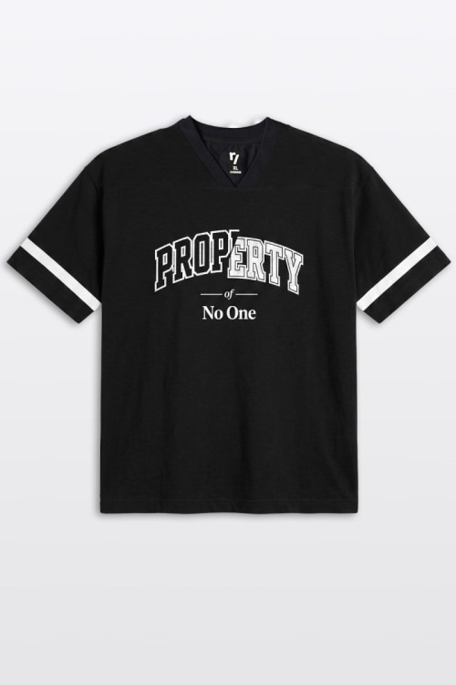 Czarny t-shirt OVERSIZE w stylu sportowym z autorską grafiką z przodu