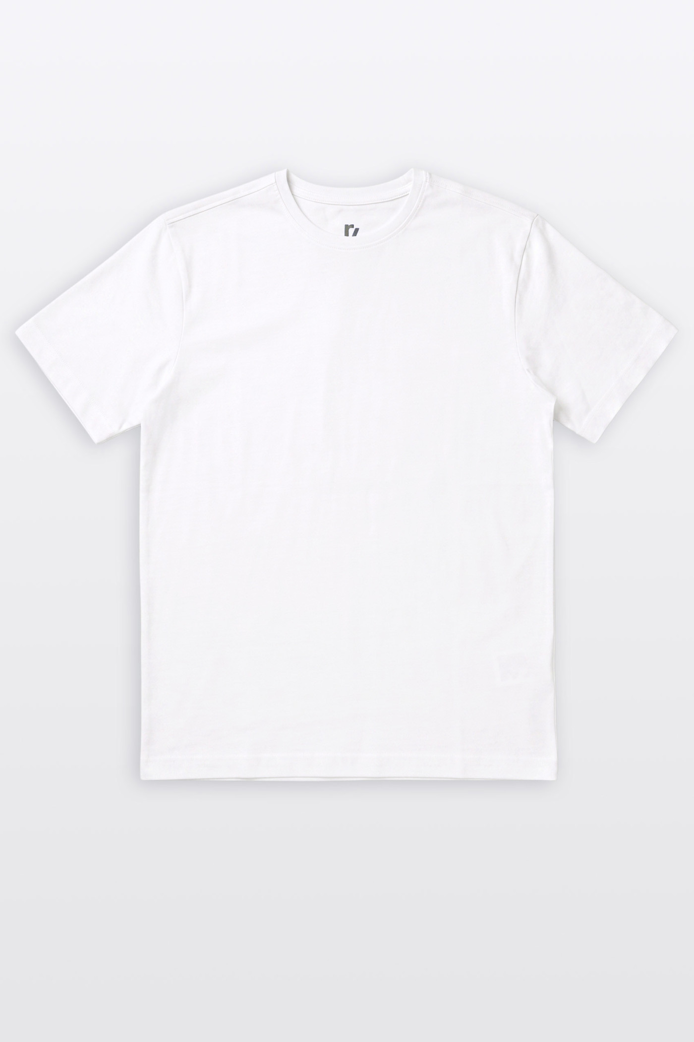 Biały t-shirt LOOSE gładki bez nadruków