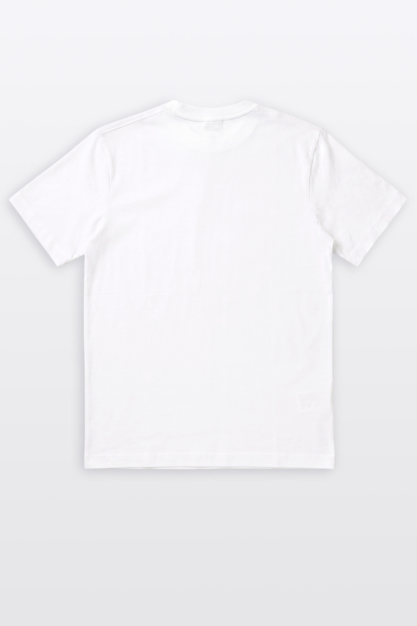 Biały t-shirt LOOSE gładki bez nadruków