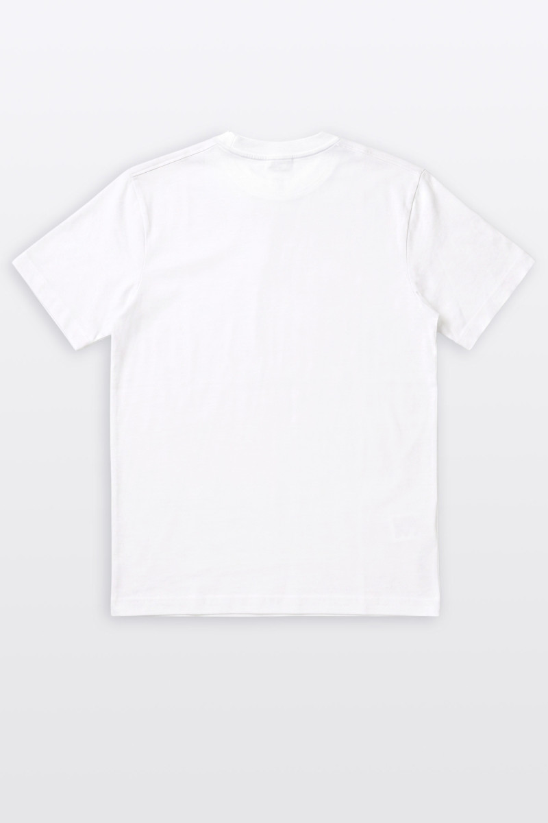 Biały t-shirt LOOSE gładki bez nadruków