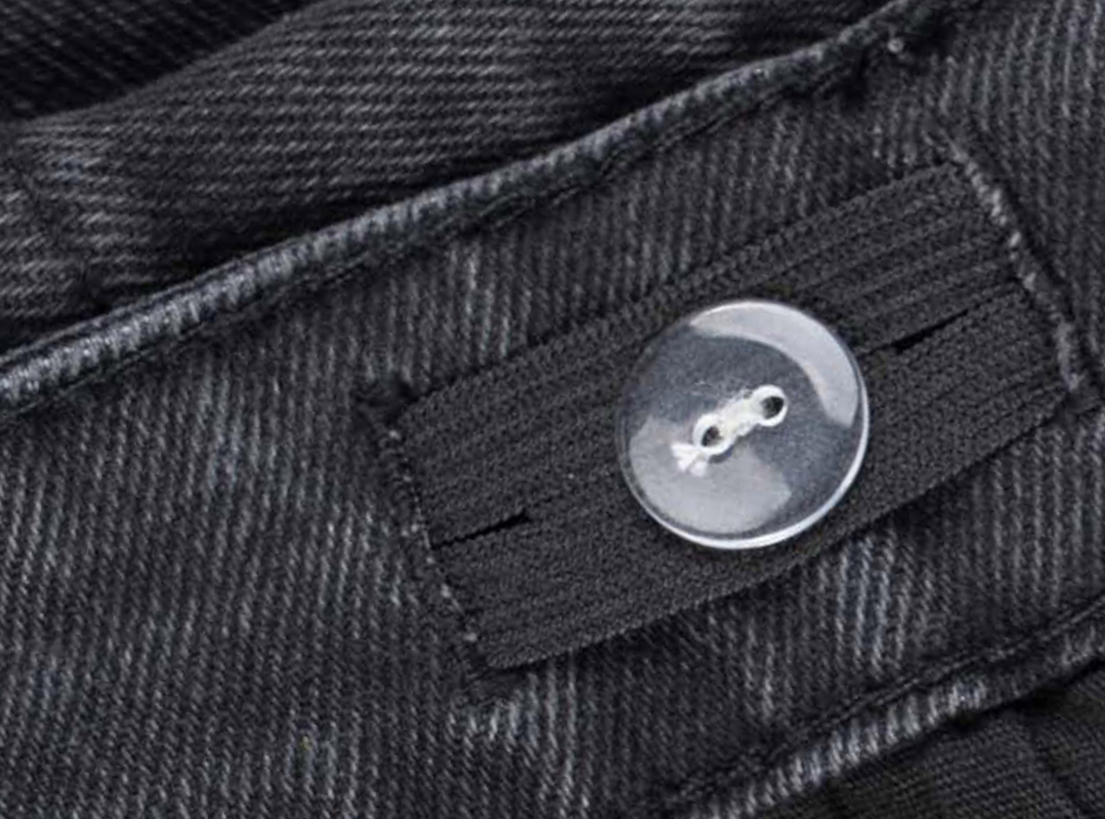 Szare spodnie jeansowe BAGGY z modnymi przetarciami