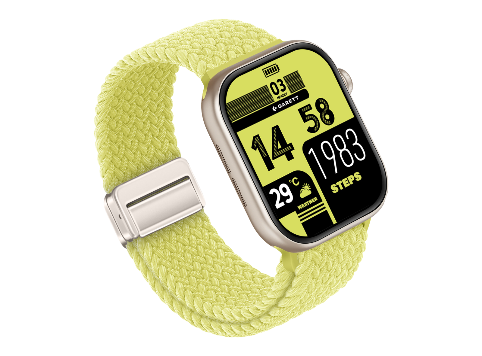 Smartwatch Garett Next AI 4G srebrny