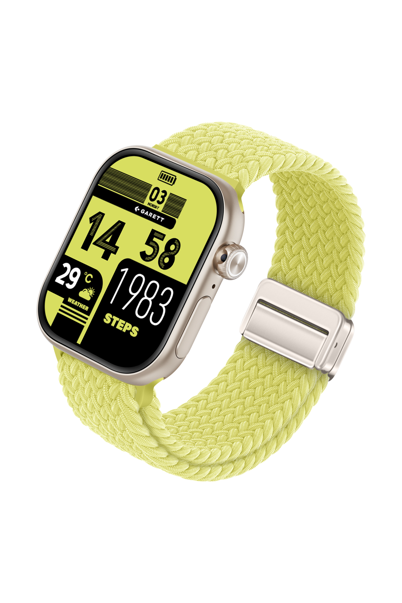 Smartwatch Garett Next AI 4G srebrny
