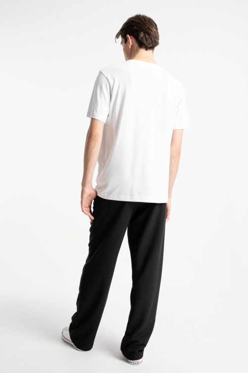 Biały t-shirt REGULAR bez nadruków